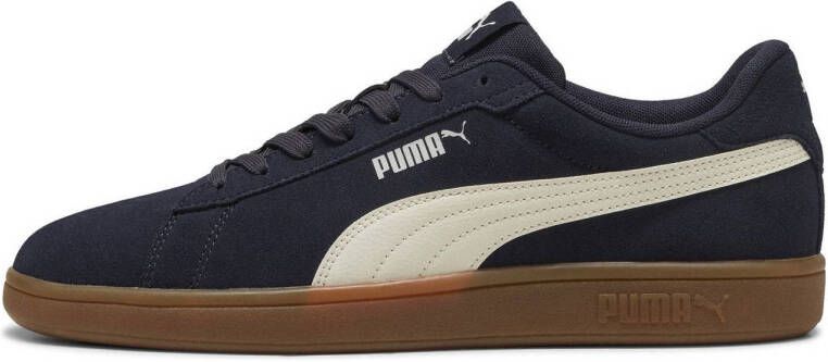 Puma Smash 3.0 sneakers donkerblauw ecru