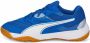 Puma Solarflash Jr II voetbalschoenen blauw wit Jongens Meisjes Imitatieleer 33 - Thumbnail 1