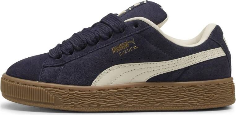 Puma Suede XL sneakers donkerblauw ecru