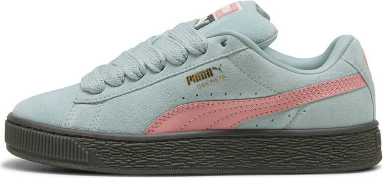 Puma Suede XL sneakers mintgroen roze