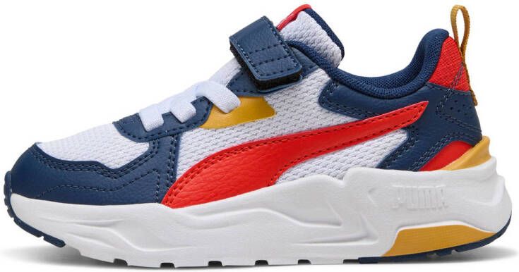 PUMA Trinity Lite AC+ PS Unisex Sneakers White-Fierce Red-Persian Blue