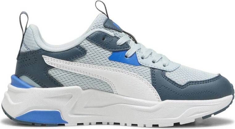 PUMA Trinity Lite Jr Unisex Sneakers Frosted Dew- White-Gray Skies-Hyperlink Blue