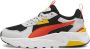 Puma Trinity Lite sneakers wit zwart rood geel Mesh Meerkleurig 35.5 - Thumbnail 1