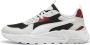 PUMA Trinity Lite Heren Sneakers Black- White-Glacial Gray-Intense Red - Thumbnail 1