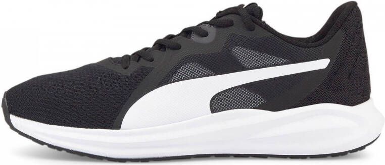 Puma Twitch Runner hardloopschoenen zwart grijs wit