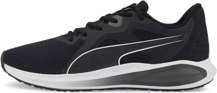 Puma Twitch Runner hardloopschoenen zwart wit