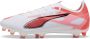 PUMA ULTRA 5 MATCH FG AG Unisex Sportschoenen White- Black-Glowing Red - Thumbnail 1