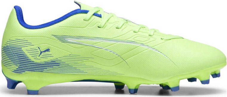 Puma Ultra 5 Play senior voetbalschoenen geel wit blauw