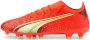 PUMA Ultra Match Gras Kunstgras Voetbalschoenen (MG) Oranje Lichtgroen - Thumbnail 7