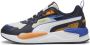 Puma X-Ray 3 sneakers grijs wit blauw lichtgroen - Thumbnail 1