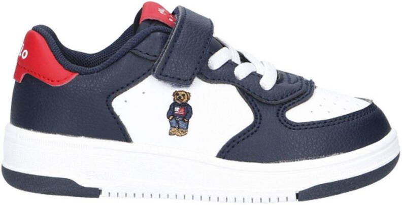 Ralph Lauren Masters Court Bear PS sneakers donkerblauw wit