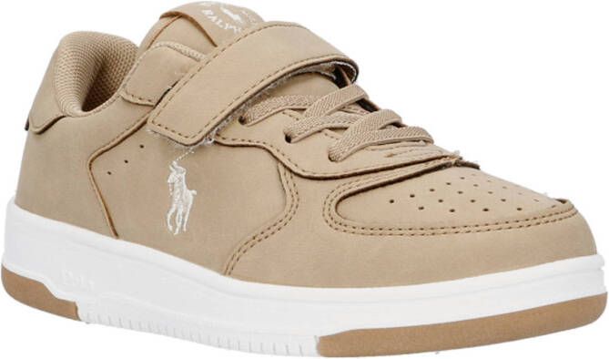 Ralph Lauren Masters Court PS Schoolkind suède sneakers beige