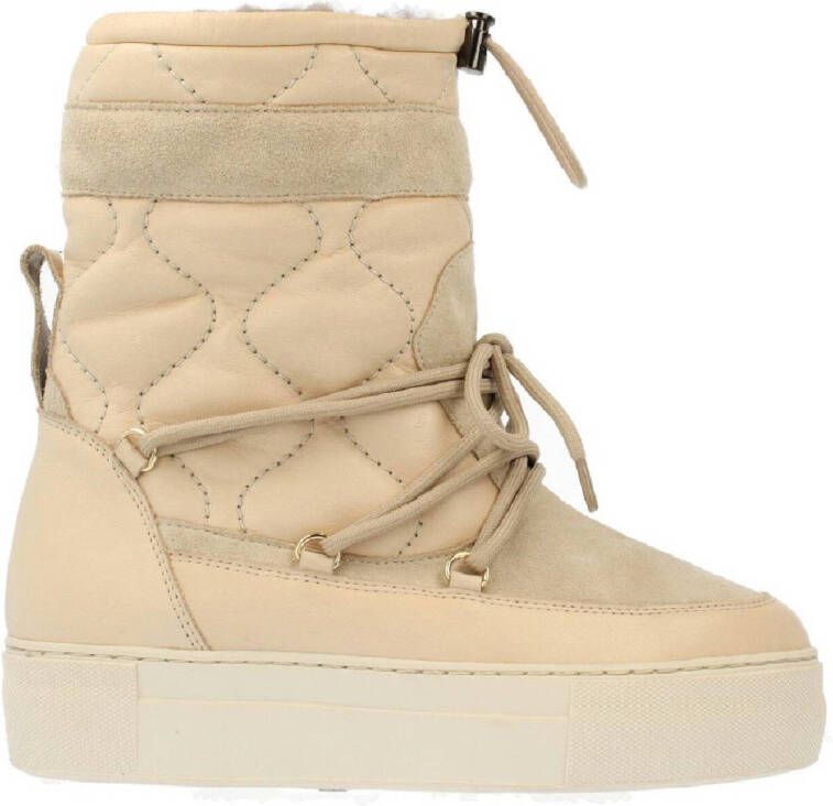 Red Rag 74654 leren snowboots beige