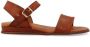 Red-Rag Red Rag Sandalen Dames Damesschoenen Leer Sleehak hoogte 4 cm 79370 Cognac - Thumbnail 8