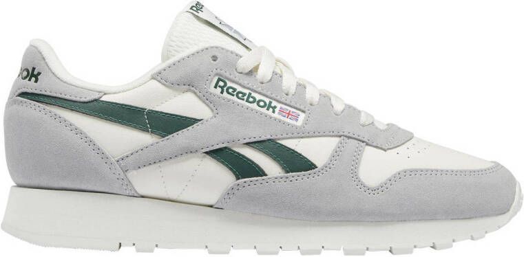 Reebok Classics Classic Leather sneakers grijs donkergroen ecru