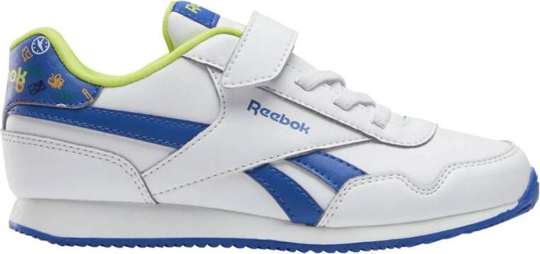 Reebok Classics Royal Clean Jogger sneakers wit blauw geel