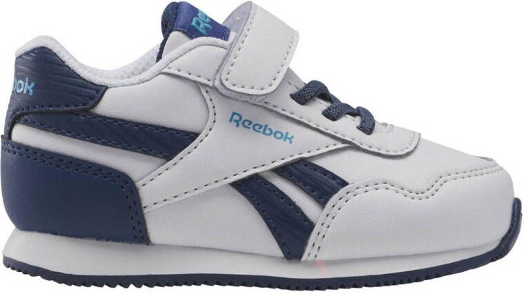 Reebok Classics Royal Prime Jog 3.0 sneakers wit donkerblauw Imitatieleer 23.5