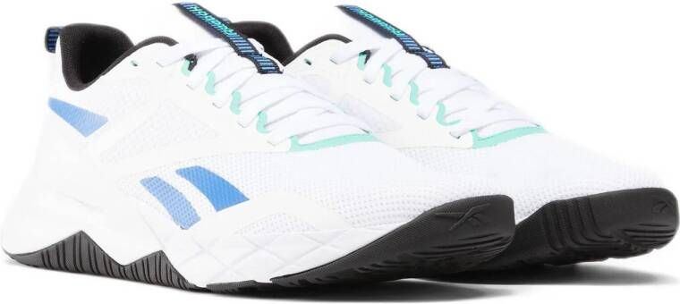 Reebok Training NFX Training fitness schoenen wit blauw