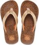 Reef Kids Ahi Wild teenslippers bruin goud - Thumbnail 2