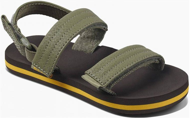 Reef Boy's Little Ahi Convertible Sandalen maat 11K 12K olijfgroen zwart