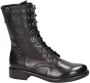 Regarde le ciel Roxana-35 leren veterboots zwart - Thumbnail 1