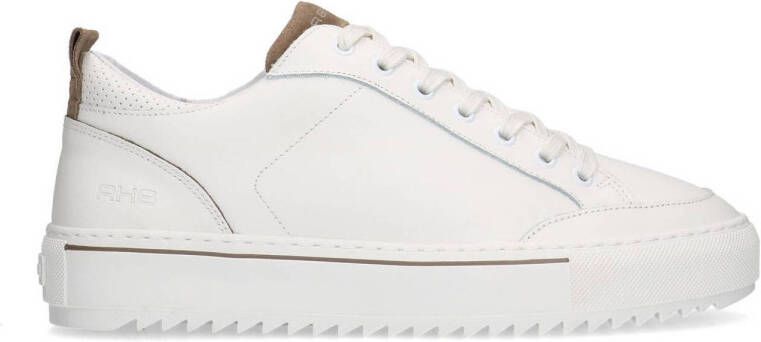 Rehab Heren Crash Witte leren sneakers