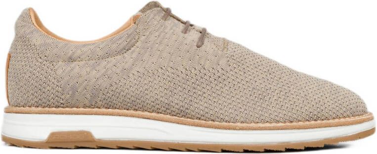 Rehab Nolan Knit veterschoenen taupe