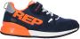 Replay Shoot Jr suède sneakers blauw oranje Jongens Suede Meerkleurig 28 - Thumbnail 1