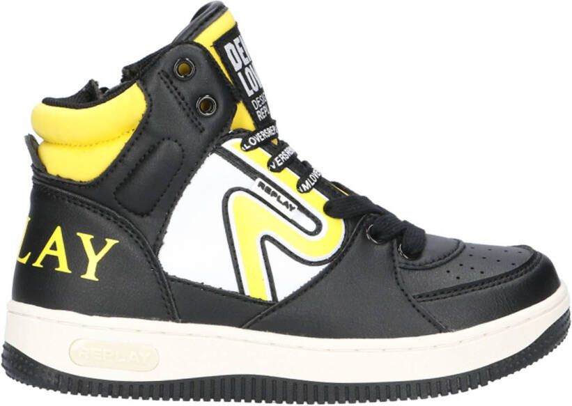 Replay Epic Jr Mid Boy 4 Sneakers Jongens Zwart