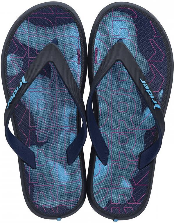 Rider Engergy Kids teenslippers blauw zwart