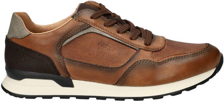 Rieker leren sneakers cognac