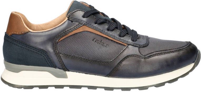 Rieker leren sneakers donkerblauw