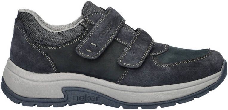 Rieker nubuck sneakers blauw