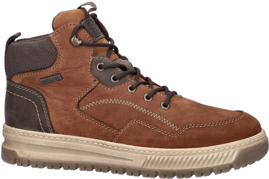 Rieker nubuck sneakers cognac