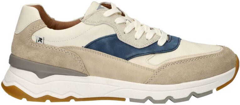 Rieker suède sneakers beige