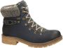 Rieker veterboots donkerblauw - Thumbnail 1