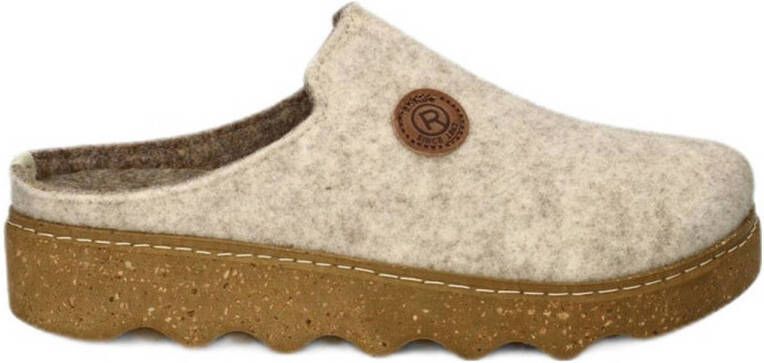 Rohde Pantoffels Foggia huisschoen slippers klomp met profielzool