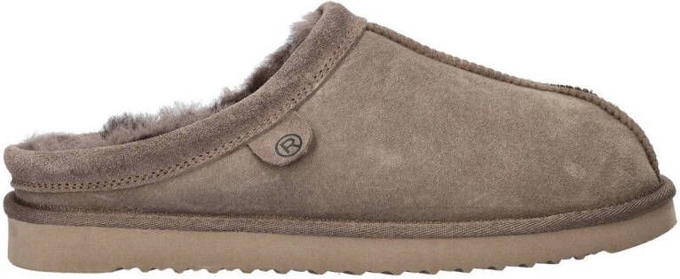 Rohde suède pantoffels taupe