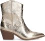 Sacha Dames Gouden metallic cowboylaarsjes - Thumbnail 1