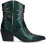 Sacha Dames Groene metallic cowboylaarsjes - Thumbnail 1