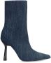 Sacha Dames Denim sock boots met trechterhak - Thumbnail 1