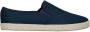 Sacha Heren Donkerblauwe canvas loafers met geweven touwzool - Thumbnail 1