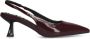 Sacha Dames Bordeaux lak slingback pumps - Thumbnail 1