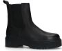 Sacha Dames Zwarte leren chelsea boots - Thumbnail 1