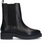 Sacha Dames Zwarte leren chelsea boots - Thumbnail 1