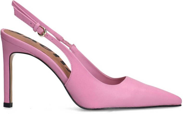 Sacha leren slingback pumps roze