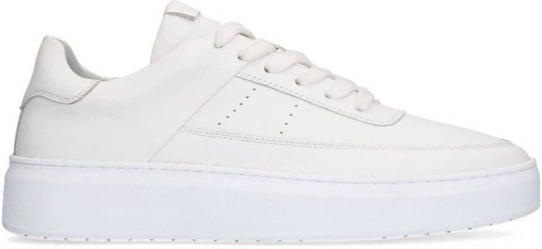 Sacha Heren Witte leren sneakers