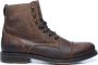 Sacha Heren Bruine veterboots met lining - Thumbnail 1