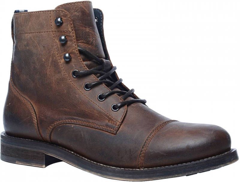 Sacha Heren Bruine veterboots met lining