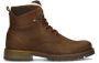 Sacha Heren Cognac leren veterboots met beige voering - Thumbnail 1